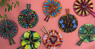 Our Ghanaian Fabric Fans | The History of African Wax Print Textiles