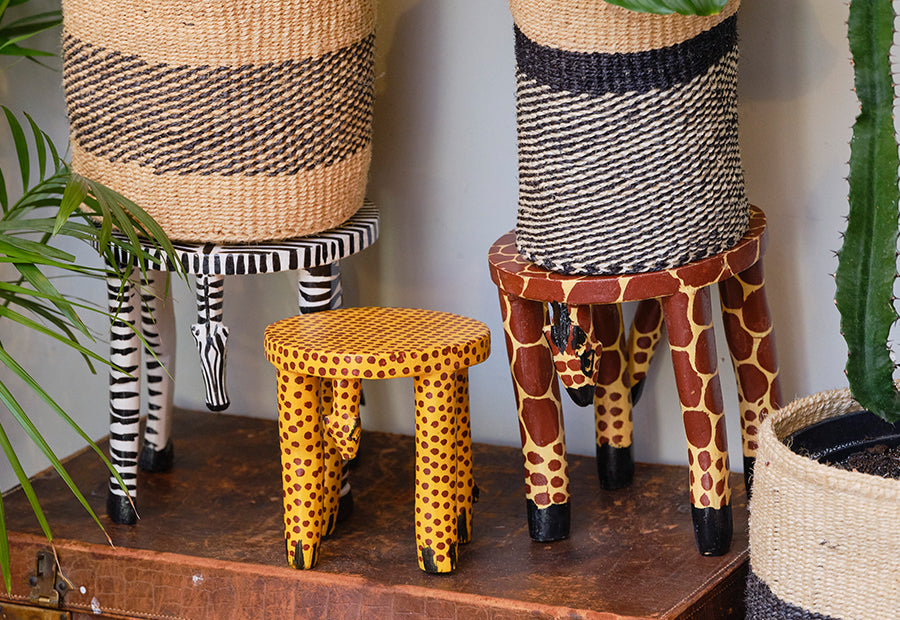 Wooden best sale animal stool