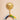Handcrafted Ghanaian Ashanti brass hook with sunshine design