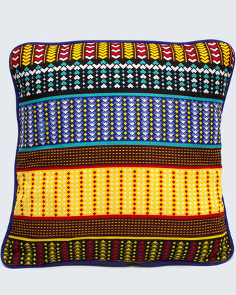 Senegal 45cm x 45cm Piped Cushion Cover-Cushion Cover-AARVEN