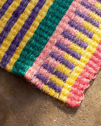 Tanzanian Hand-Loomed Doormat 'Margate'-Doormat-AARVEN