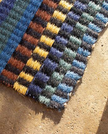 Tanzanian Hand-loomed Doormat 'Serengeti'-Doormat-AARVEN