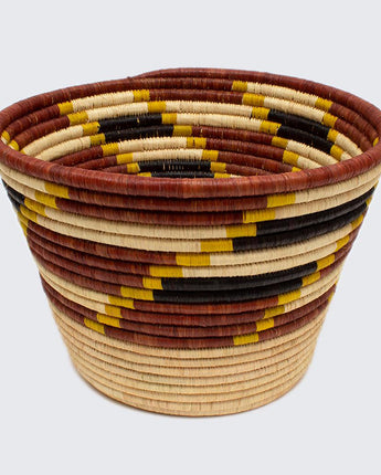 Uganda Craft Collection Basket 'Dembe'-Storage Basket-AARVEN