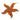 Zimbabwean Beaded Star Fish Decoration 'Orange'-Decoration-AARVEN