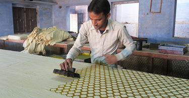 Block Print Indian Indigo Textiles