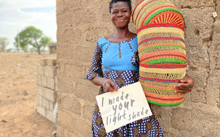 Ghanaian Woven Light Shades | Meet Agana & The Weavers