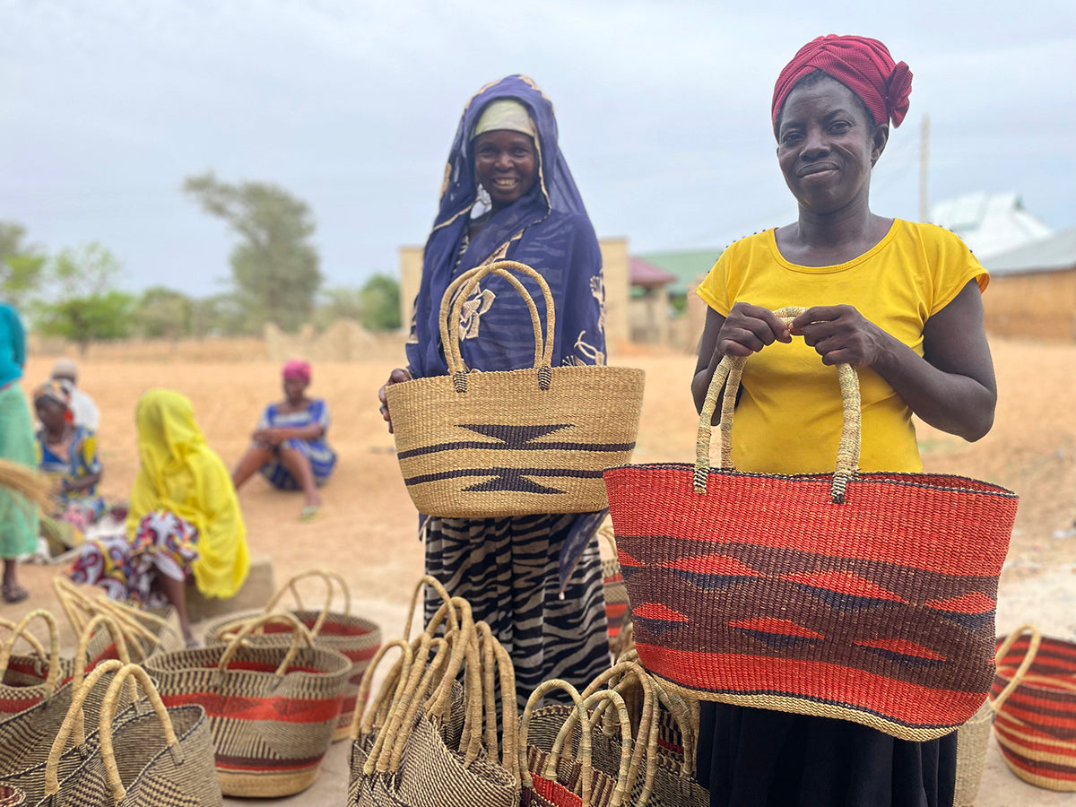 Ghanaian Woven Baskets | Meet Agana and the women weavers – AARVEN