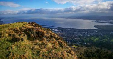 view from cave hill belfast