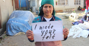 Hand Felting in Nepal