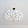Origami Paper Lightshade Saucer with dragonfly print by AARVEN