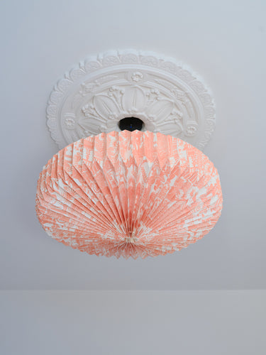 Origami Paper Lightshade Saucer in Indian Toile design by AARVEN