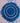 Handwoven Sisal Circle Table mat/Placemat 'Royal Blue Fringed'