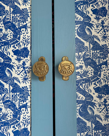 Ghanaian Ashanti Brass Knob 'Eye'