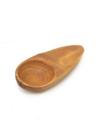 Olive Wood Small Oval Spice Spoon