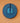 Blue decorative wall art, AARVEN mini sun mask in tonal blues with geometric patterns on an orange background