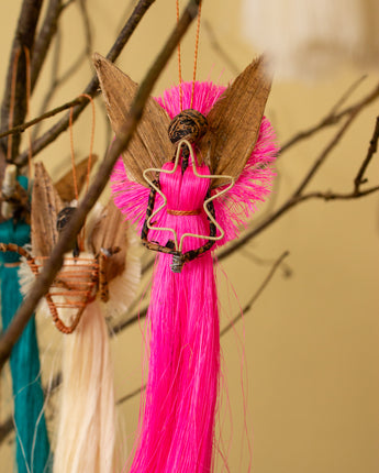 Ethical Ugandan angel decoration supporting fair wages