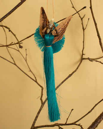 Ethical fair trade angel ornament for sustainable holiday decor