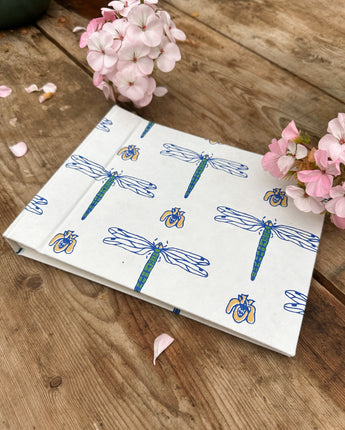 Hand Printed Hardback Photo Album 'Dragonflies'