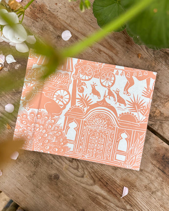 Hand Printed Hardback Photo Album 'Indian Toile'