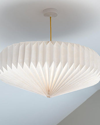 Origami Paper Lightshade Saucer 'White Safari Toile'