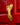 Gold lobster-shaped door knocker on a red door