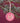 Kenyan Soapstone Christmas Tree Decoration 'Sun Masks - Pink'