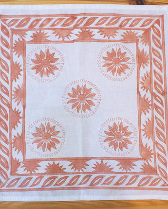 Indian Organic Cotton Napkins Set of Four 'Pink City'