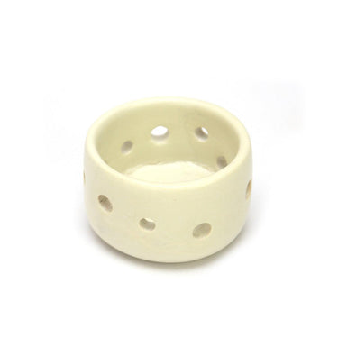 Kenyan Soapstone Tea Light Candle Holder 'Moon'