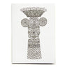 Elephant Mask Greetings Card-Greeting Card-AARVEN