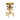 Ghanaian Ashanti Brass Big Pillar Candle Holder 'Excellence'-Candle Holder-AARVEN
