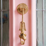 Ghanaian Ashanti Brass Door Knocker 'Lion'-Knocker-AARVEN