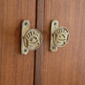 Ghanaian Ashanti Brass Knob 'Eye'-Knob-AARVEN