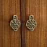Ghanaian Ashanti Brass Knob 'Flower'-Knob-AARVEN
