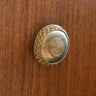 Ghanaian Ashanti Brass Knob 'Geo & Swirl'-Knob-AARVEN