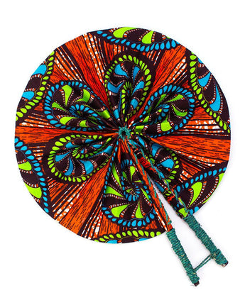 Ghanaian Fabric Fan Ankasa-Fabric Fan-AARVEN