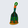 Ghanaian Hand Woven Musical Shaker 'Small Colours'-Musical Shaker-AARVEN