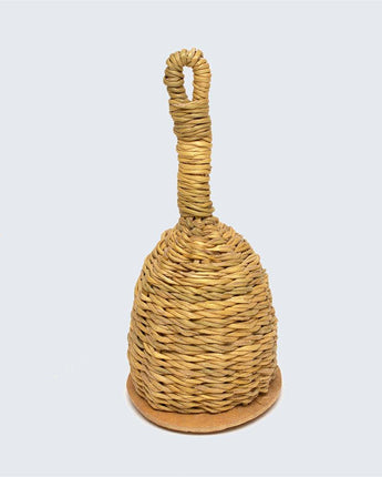 Ghanaian Hand Woven Musical Shakers 'Natural'-Musical Shaker-AARVEN