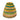 Ghanaian Handwoven Cone Lightshade 'Tropical Salad'-Woven Light Shade-AARVEN