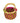 Ghanaian Mini Bolga Basket 'Dragonfruit'-Shopping Basket-AARVEN