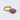 Ghanaian Pendulum Ring 'Orange and Blue Floral'-Ring-AARVEN