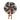 Ghanaian Wax Cotton & Leather Fan 'Sambrani'-Fan-AARVEN
