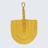 Ghanaian Woven Grass Fan 'Sands'-Fan-AARVEN