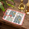 Indian Block Printed Medium Pouch 'Monkey Puzzle'-Pouch-AARVEN