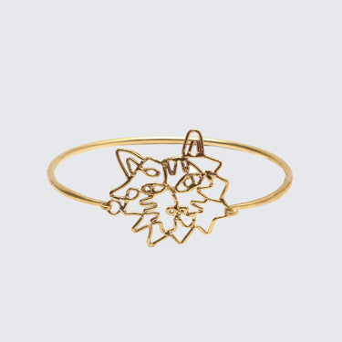 Indian Tiger Line Bangle Brass-Bangle-AARVEN