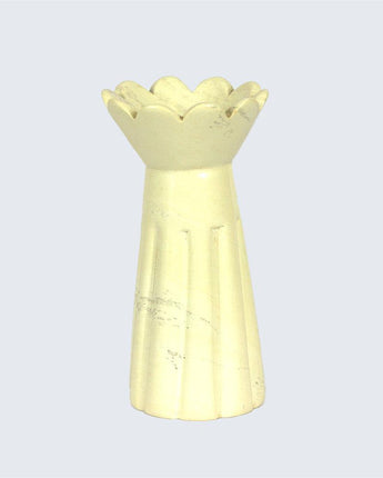 Kenyan Soapstone Hand Carved Small Vase 'Daisy'-Vase-AARVEN