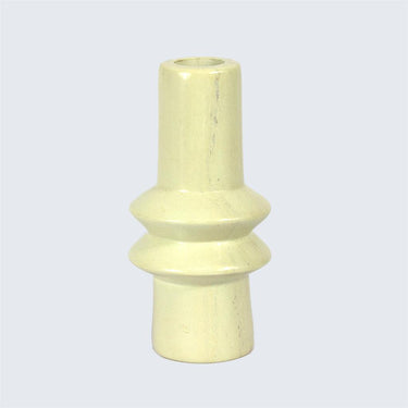 Kenyan Soapstone Hand Carved Small Vase 'Saturn'-Vase-AARVEN