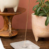 Kenyan Soapstone Incense Holder 'Smokey Grey'-Incense Holder-AARVEN