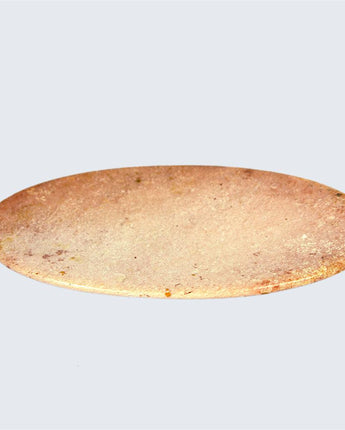 Kenyan Soapstone Oval Plate 'Marbled Pink'-Plate-AARVEN