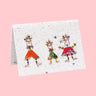 KICK Recycled Wire Card 'Happy Family'-Greeting Card-AARVEN