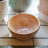 Large Round Soapstone Dish Bowl 'Marbled Pink'-Bowl-AARVEN
